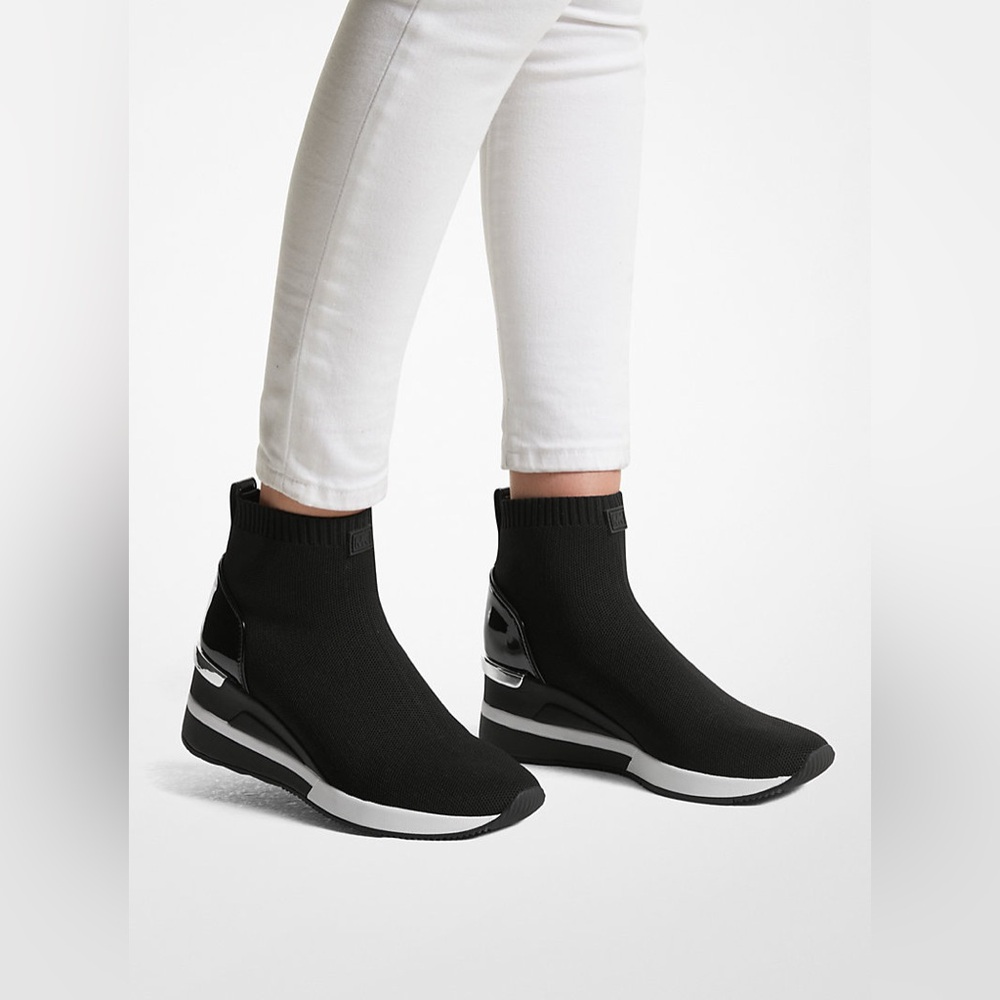 MICHAEL MICHAEL KORS Skyler Stretch-Knit Sock Sneaker